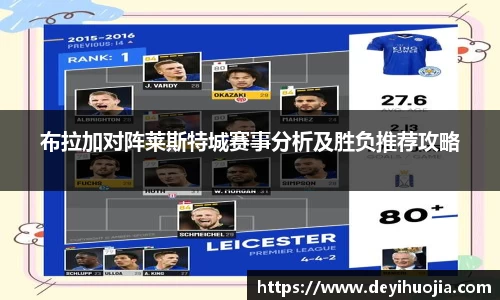 布拉加对阵莱斯特城赛事分析及胜负推荐攻略